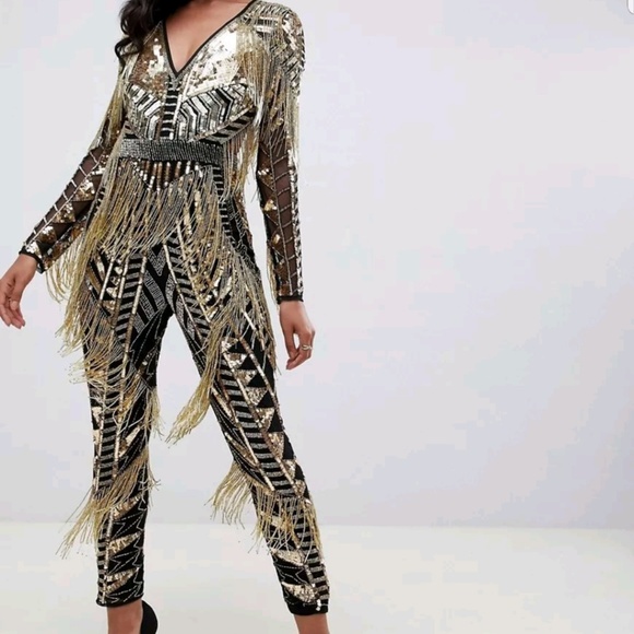 very sequin jumpsuit